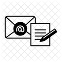 Brouillon d'e-mail  Icône