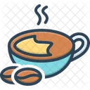 Brown Coffee Hot Drink Icon