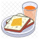 Bread Toast Butter Icon