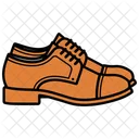 Brown Cap Toe Shoes  Icône
