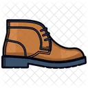 Brown Chukka Boots Shoes  Icon