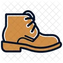 Brown Chukka Desert Boots Shoes  Icon