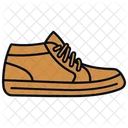 Brown Chukka Sneakers Shoes  Icon