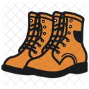 Brown Desert Boots Shoes  Icon