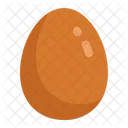 Brown Egg  Icon