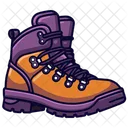 Brown Hiker Boots  Shoes  Icon