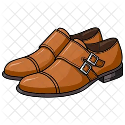 Brown  Monk Strap Shoes  Icon