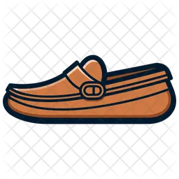Brown Penny Driver Moccasin Shoes  Icon