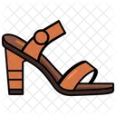 Brown Platform Sandal womens Shoes  Icon