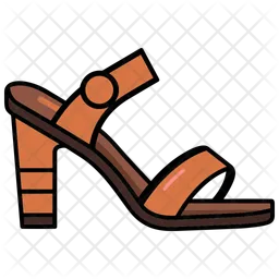 Brown Platform Sandal womens Shoes  Icon