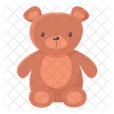 Teddy Bear Plush Icon