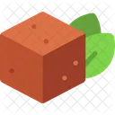 Brown Sugar Sweetener Sugar Cube Symbol