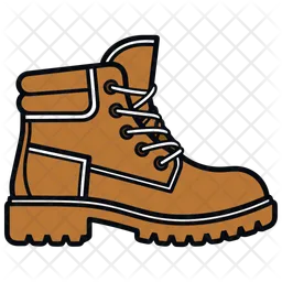 Brown Work Boot Women's Shoes  Icon