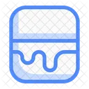 Brownie Dessert Food Icon