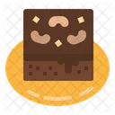 Brownie Pastry Nutrition Symbol