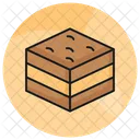 Brownie Chocolate Pastry Icon