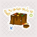 Brownie de chocolate  Icon