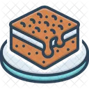 Brownie Cake Muffin Icon