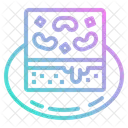 Brownie Pastry Nutrition Icon
