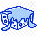 Brownie Cake Desert Icon