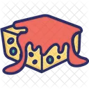 Brownie Cake Desert Icon