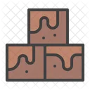 Brownie Chocolate Caramel Icon