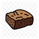 Brownie Square Sweet Icon