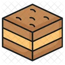 Brownie Chocolate Pastry Icon