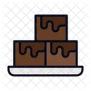 Brownie Food And Restaurant Dessert Icon