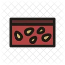 Brownie Cake Bread Icon