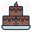 Brownies Chocolate Bakery Icon