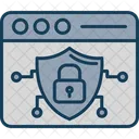 Browser Website Shield Icon