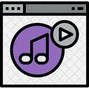 Browser Music Play Icon