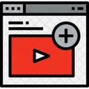 Browser Video Add Icon