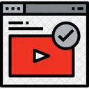 Browser Video Check Icon