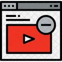 Browser Video Remove Icon