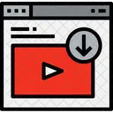 Browser Video Download Icon