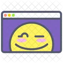 Browser Web Smile Icon