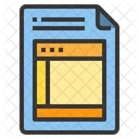 Browser Webpage File Icon