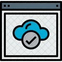 Browser Cloud Check Icon