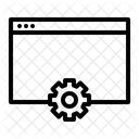 Browser Gear Optimization Icon