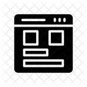 Web Layout Browser Icon