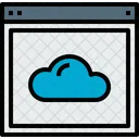 Browser Cloud Webpage Icon