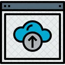 Browser Cloud Upload Icon