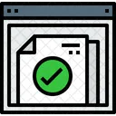 Browser Document Check Icon