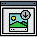 Browser Download Webpage Icon