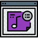 Browser Music List Icon