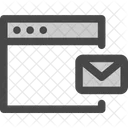 Browser Message Envelope Icon