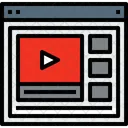 Browser Video Webpage Icon