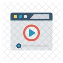 Browser Video Player Icon